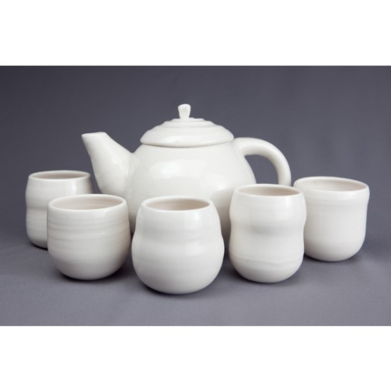 Ru Kiln Gongfu Tea Set (Master's Handcrafted Work)